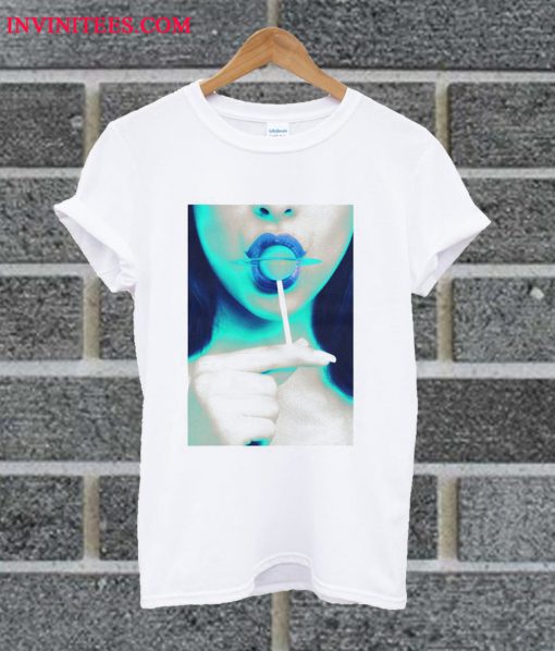 Saturn Lollipop Blue T Shirt