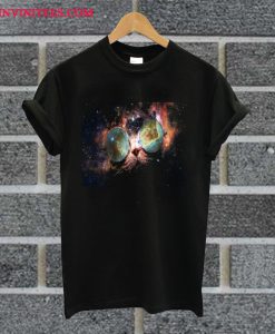 Space Travel Cat T Shirt