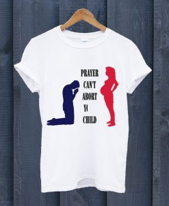 Abortion Prayer Swag High School T Shirt