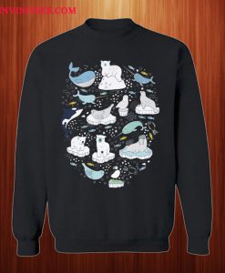 Arctic Animal Icebergs Sweatshirt