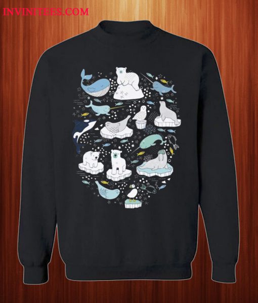 Arctic Animal Icebergs Sweatshirt