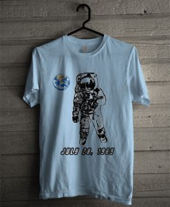 Astronaut APOLLO 11 Moon Landing Commemorative T Shirt