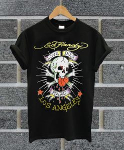 Ed Hardy Love Dies Skull Hard T Shirt