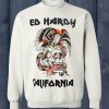 Ed Hardy White Skull And Eagle California Sweatshirt
