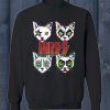 Hiss Rock Band Funny Cat Kitty Kitten Music Sweatshirt
