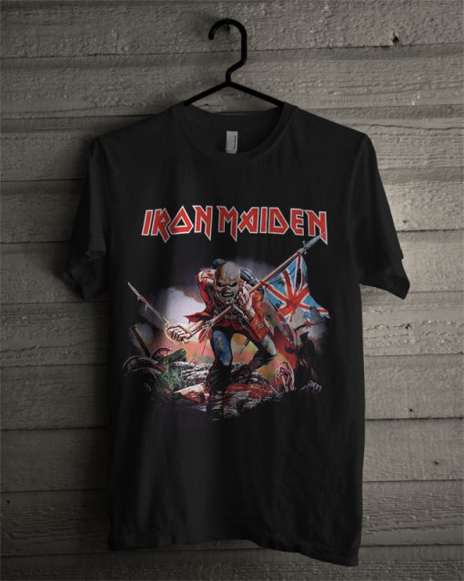 Iron Maiden Trooper Black T Shirt