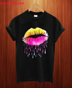 Lips Like Sugar Neon Dripping T Shirt