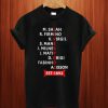 Liverpool Never Give Up Players T Shirt