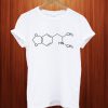 MDMA Molecule White T Shirt