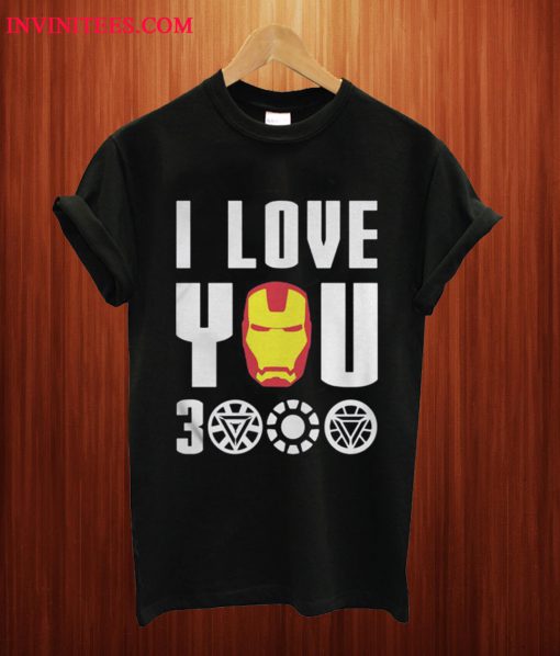 Marvel Avengers Endgame Iron Man I Love You 3000 T Shirt