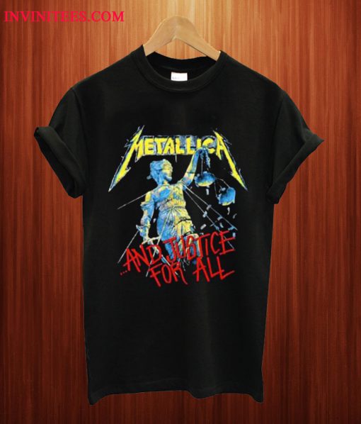 Official Metallica And Justice For All T Shirt