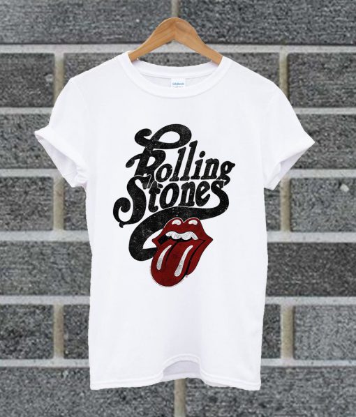 Rolling Stones White T Shirt