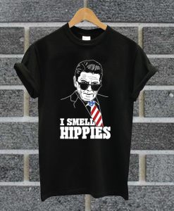 Ronald Reagan 1980 I Smell Hippies T Shirt