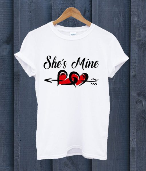 She's Mine Heart T Shirt