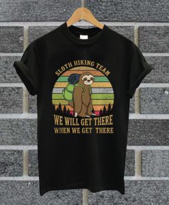 Sloth Hiking Team T Shirt