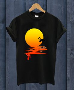 Sunset Flamingo T Shirt