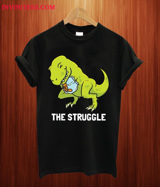 T-Rex Struggle Cute Dinosaur T Shirt