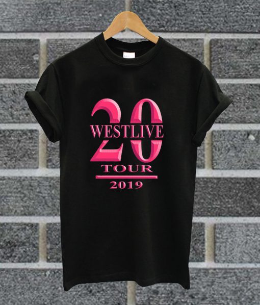 Westlife The Twenty Tour 2019 T Shirt