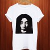 YOKO ONO Portrait Handmade Silkscreened T Shirt