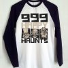 999 Happy Haunts Raglan T Shirt