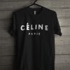 Celine Paris Black T Shirt