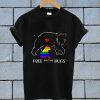 Free Mom Hugs LGBT Pride Mama Bear T Shirt