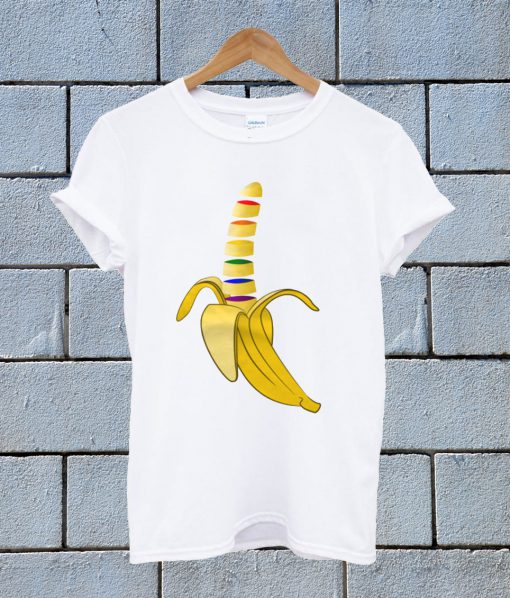 Gay Pride Banana T Shirt