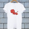 Hot Stuff The Little Devil Laying Down T Shirt