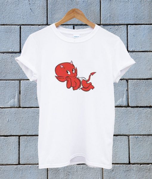 Hot Stuff The Little Devil Laying Down T Shirt