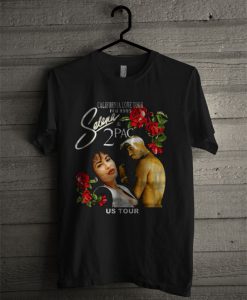 New TUPAC & SELENA California Tour T Shirt