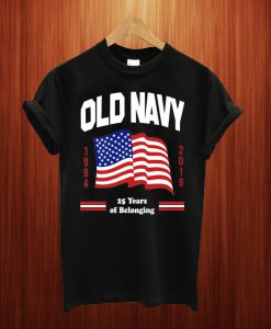 Old Navy Purple Flag T Shirt