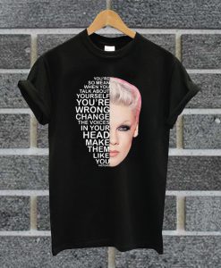 Pink Fuckin' Perfect lyrics T Shirt