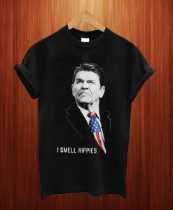 Ronald Reagan I Smell Hippies T Shirt