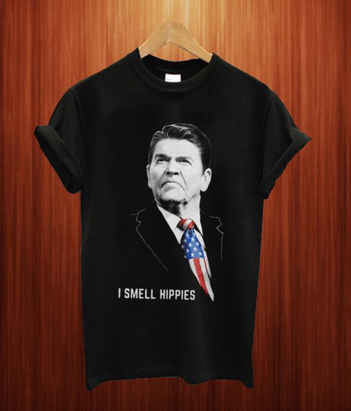 Ronald Reagan I Smell Hippies T Shirt