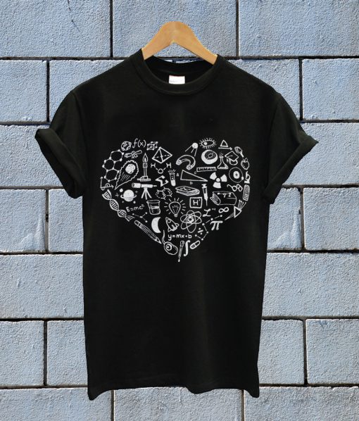 Science Black T Shirt