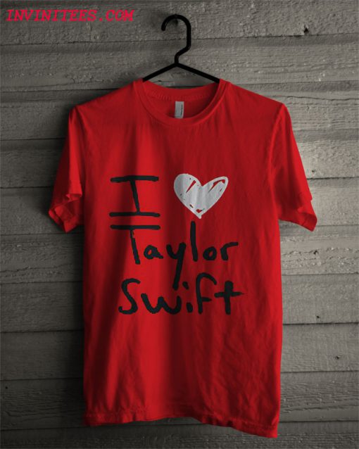 Taylor Swift Red I Heart T Shirt