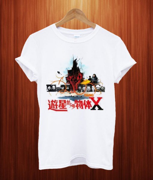 The Thing Original Kurt Russell Japanese Poster On A T Shirt