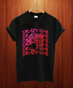 Tiger Crazy Evil T Shirt