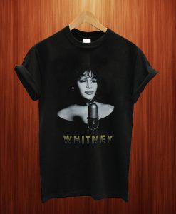 WHITNEY HOUSTON Microphone T Shirt