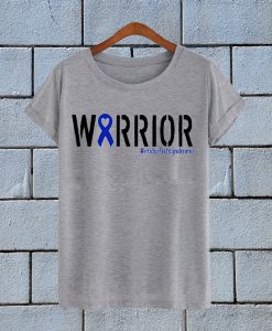 Warrior Blue Ribbon Heart Cri Du Chat Syndrome T Shirt