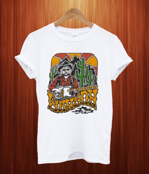 Waylon Jennings Telecaster Desert T Shirt