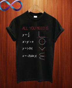 All You Need Is Math Formulas T Shirt