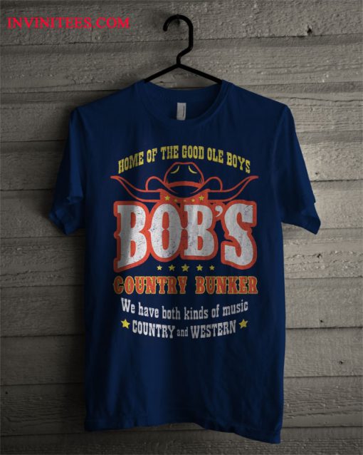 Blues Brothers Inspired Bob's Country Bunker T Shirt