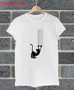 Cat Stretching T Shirt
