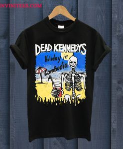 DEAD KENNEDYS Holiday In Cambodia Skeleton T Shirt