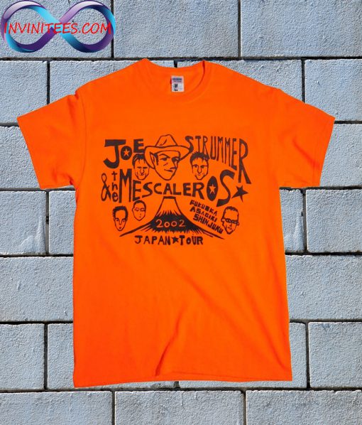 JOE And The Mescaleros In 2002 Japan Tour T Shirt