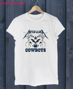 Metallica Dallas Cowboys T Shirt