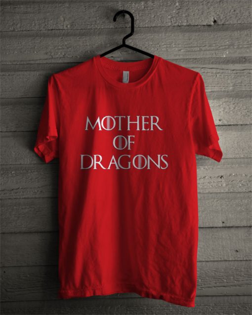 Mother Of Dragons Red T Shirt