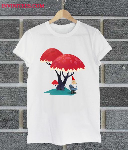 Mushroom Gnome T Shirt