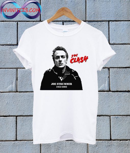 Music Band The Clash Joe Strummer T Shirt